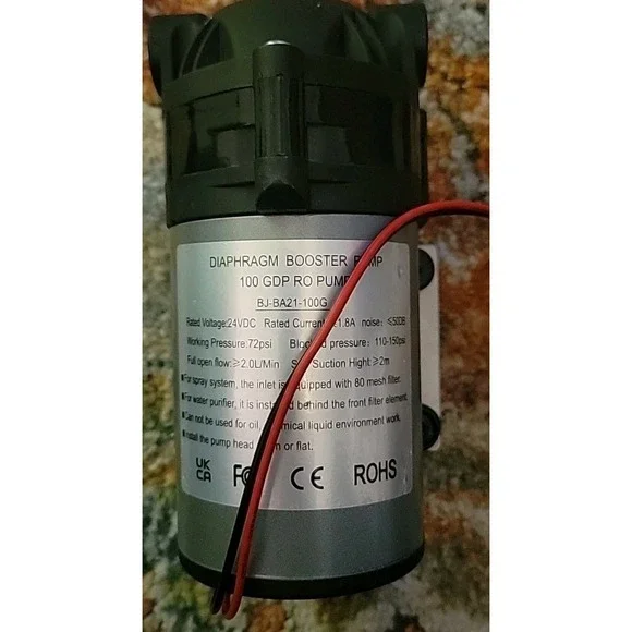 10025 DC‎ PUMP MOTOR  Diaphragm Booster Pump - 24DC Bj-ba21-100g