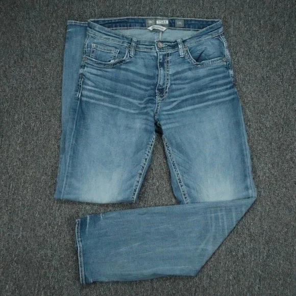 Buckle BKE Jeans Mens 34x34 Blue Tyler Straight Leg Medium Wash 5 Pocket VTG