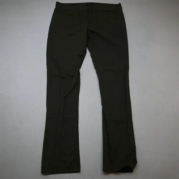 JCrew 34x34 Green Twill Denim 484 Slim 5 Pocket Mens Jeans