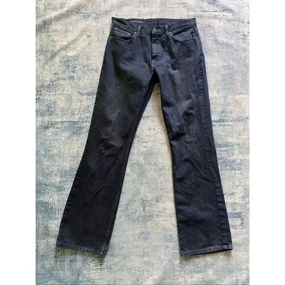 Tommy Hilfiger Dark Blue Wash 100% Cotton Boot Cut Jeans 31 x 34