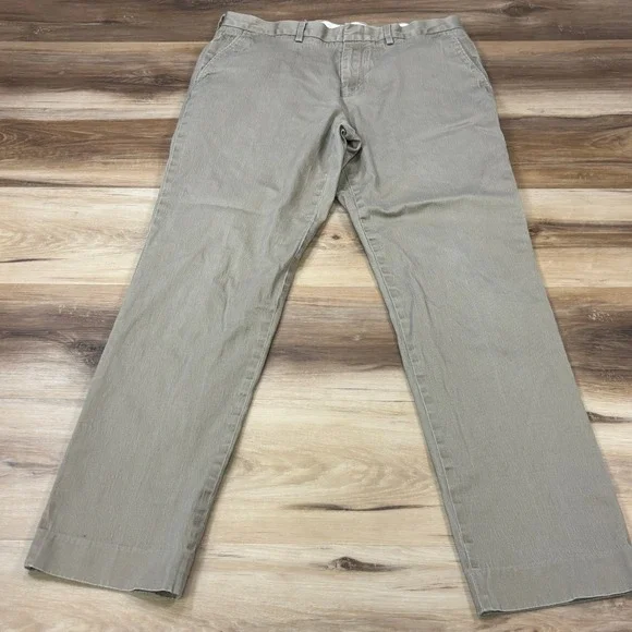J.Crew Chino Pants Mens 35x29‎ Classic Stretch Cotton Khaki Ludlow Slim