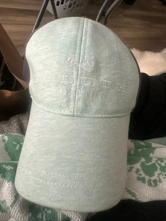 Duluth Trading Co Mint Green Baseball Cap