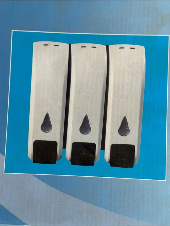 Triple Wall-Mount Soap Dispensers NWT (Set of 3)
