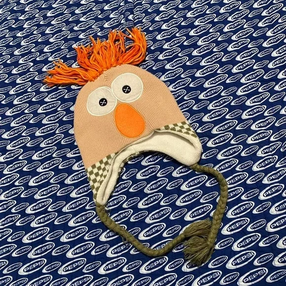 Disney Parks The Muppets Beaker ski Beanie Knit Hat Jim Henson Disneyland