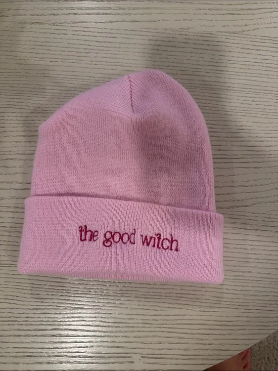 The Good Witch Pink Knit Beanie - Women Accessories