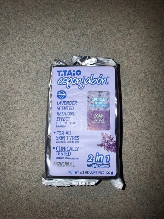 T.TAIO Esponjabón Lavender 2-in-1 Soap