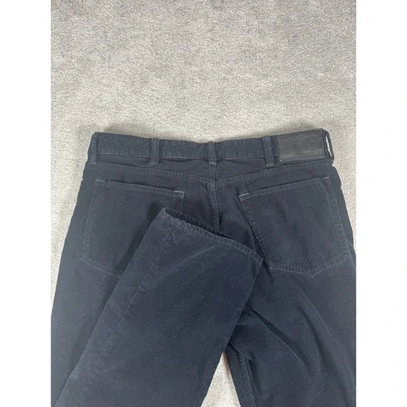 Polo Ralph Lauren 67 Corduroy Black Pants Size 36x32 Superior Quality Dry‎ Goods