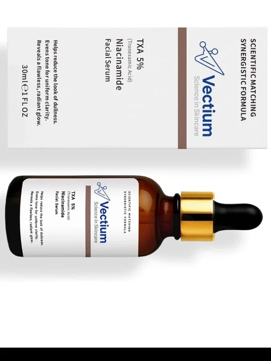 NIB Vectium 5% Tranexamic Acid & Niacinamide Radiance Facial Serum 1 Fl Oz/30 ml
