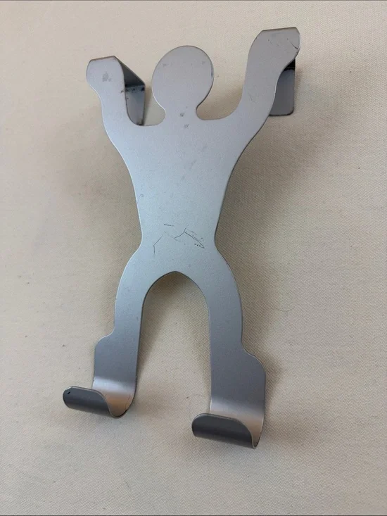 Silver Man over door Hook / Organizer