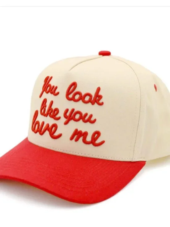 NWT Red You Look Like You Love Me Trucker Hat
