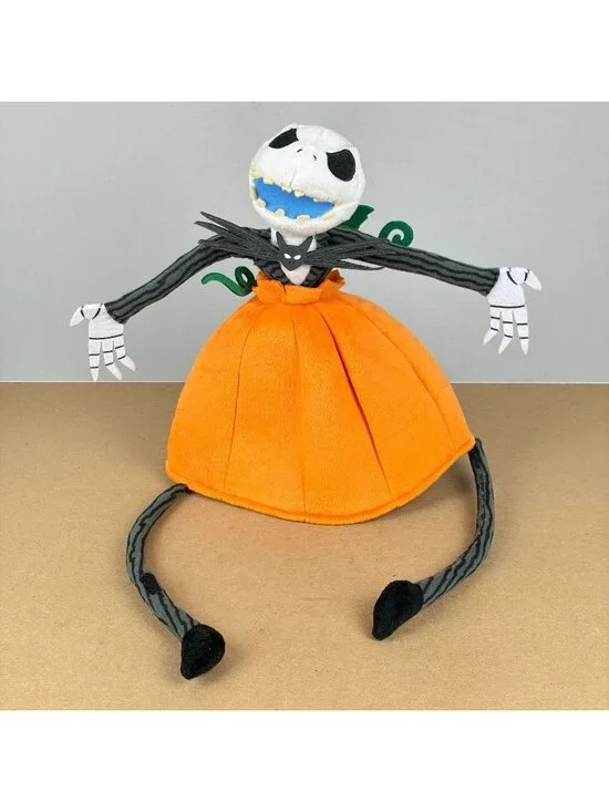 Disney Parks Jack Skellington Pumpkin Hat Unisex One Size Adjustable Halloween