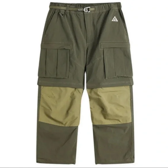 Nike ACG Smith Summit Cargo Pants Green/Olive FN0428-355 Men's Size M New