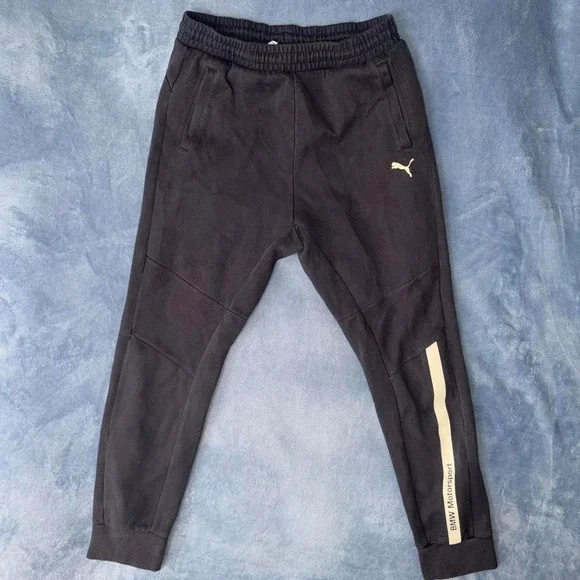 Puma black BMW Motorsport joggers men  size m