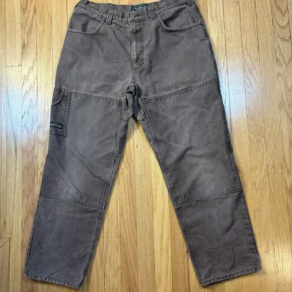 Arborwear Double Knee Work Pants Men’s 36x30 Brown Canvas Carpenter Utility