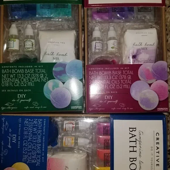 1 DIY bath bomb set