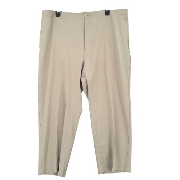 Ben Hogan Golf Pants Mens 44x27 Polyester Elastane Khaki Tan