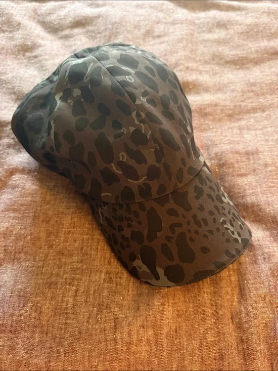 Leopard Print Lululemon ponytail hat