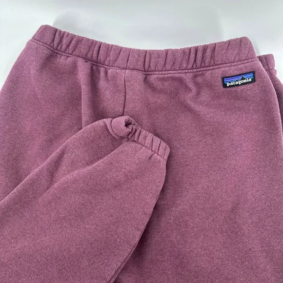 Patagonia Sweatpants Mens Med Purple Heathered Joggers Fitz Roy Icon Uprisal