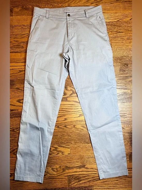 Lululemon Men’s ABC Commision Trouser Pants – Size 32 x 30 – Blue Gray