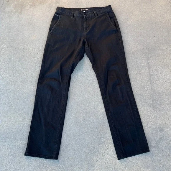 Empyre Black Chino Pants Mens Size 30 Slim Straight Stretch Skate