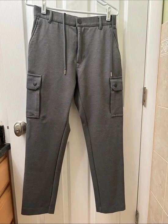 H&M Charcoal Gray Cargo Jogger Pants