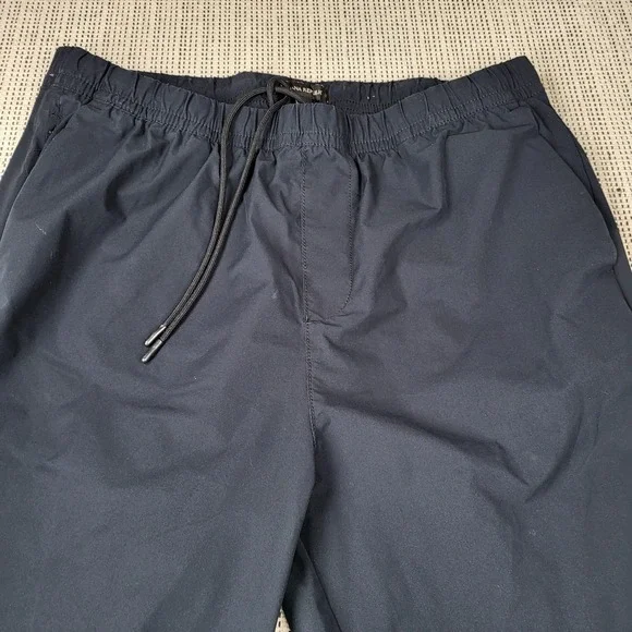 Banana Republic Jogger Pants Mens 36x29 Blue Elastic‎ Waist Cuffed Casual