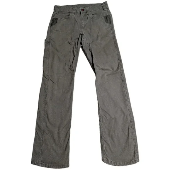 Milwaukee Work Pants Mens 32x34 Gray Carpenter Utility Stretch Canvas