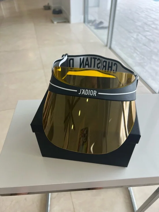 🖤💛🖤Dior J'Adior Gold Visor Hat🖤💛🖤