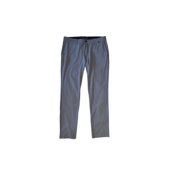 TRAVIS MATHEW Performance Pants Mens 36 Gray Golf Chino Stretch‎ 79099