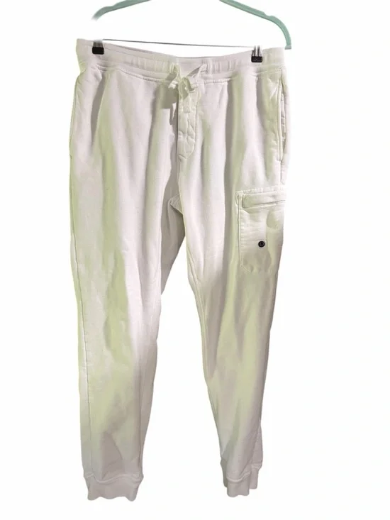 Stone Island Cargo Joggers Men’s Large‎ White Drawstring Sweatpants Streetwear