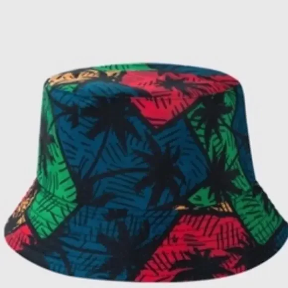 NEW! Bucket Women’s RGB Palm Leaves Hat