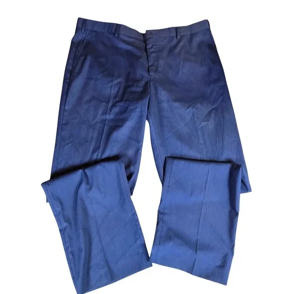 Hart‎ Schaffner Marx Men's Blue Dress Pants Career Business Casual