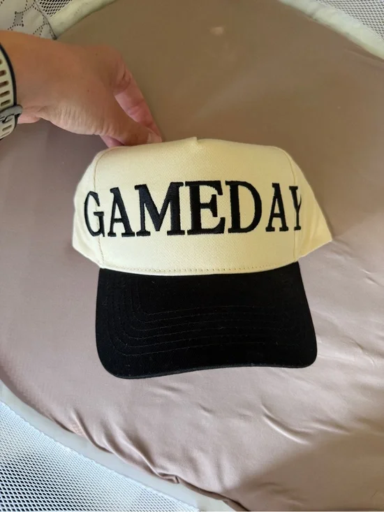 Ken’s Kustomz Gameday Trucker Cap - Cream & Black