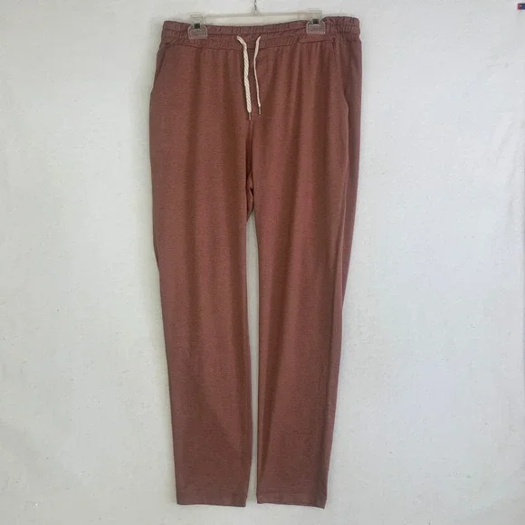 Vuori Ponto Performance pant Joggers Mens‎ XL Terracotta Clay Athleisure V418