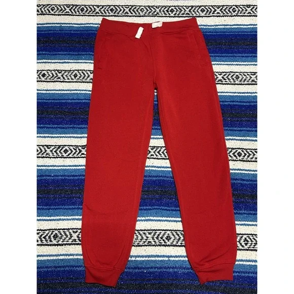 Southpole Authentic Collection Sweatpants Youth XL Red Fleece Lined Tapered