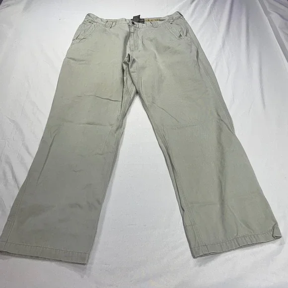 Mountain Khakis Teton Twill Pants Mens 38x32 Khaki Tan Cotton Straight Leg Chino