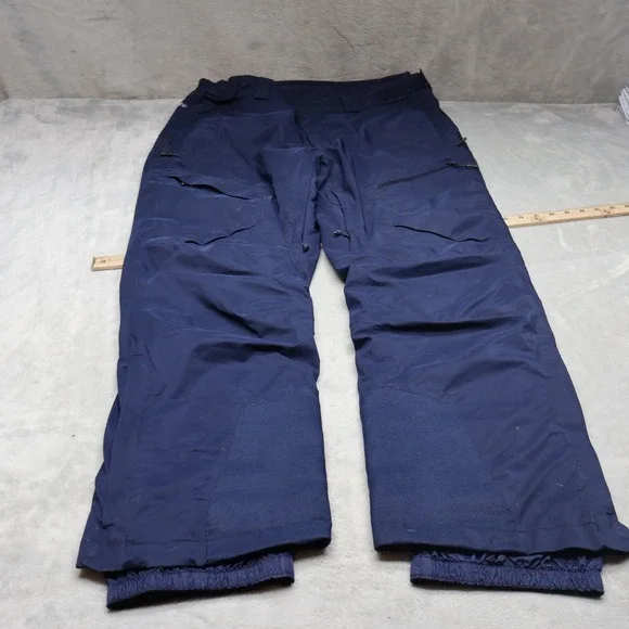 Columbia Snow Pants Mens XL Blue Wild Card Omni Heat Winter‎ Ski Insulated 40x31