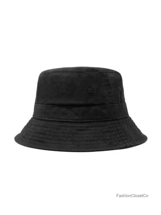 Adjustable Cotton Bucket Hat with UPF 50+ Sun Protection - Unisex Beach Hat