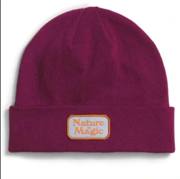 The North Face Women Burgundy Dock Worker  Beanie 