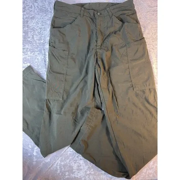 Patagonia‎ Cargo Pants Mens 32 Green Nylon Hiking Gorpcore Outdoor Workwear
