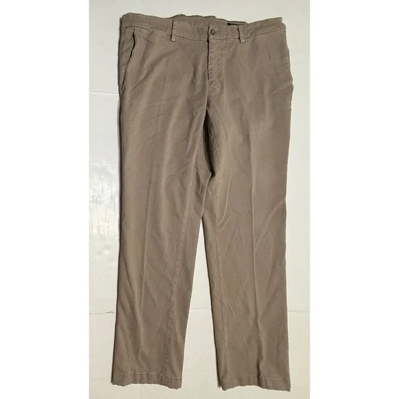 Masons Forte Dei Marmi New York Chinos Mens 50 Khaki Tan Slim Fit Pants Italy