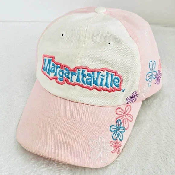 Margaritaville Phoenix Arizona Flowers Women's Hat Cap Adjustable Strapback Pink