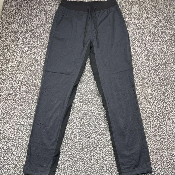 Lululemon Sweatpants Men 32x32 Black Athletic Joggers Drawstring