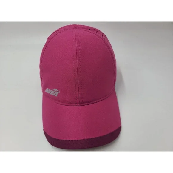 Women Avia Vented Strapback Adjustable Hat Cap Golf Pickleball Tennis Run Pink‎