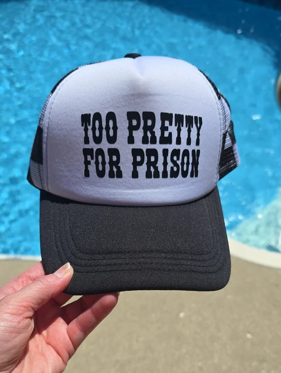 White & Black Trucker Hat - 