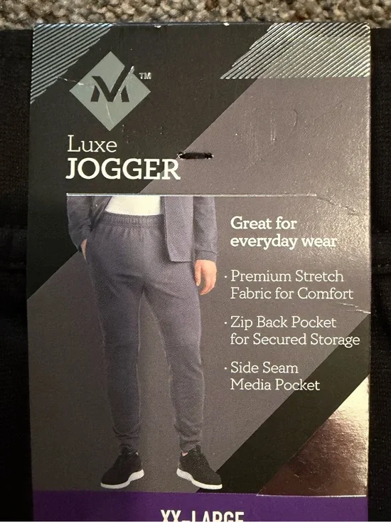 Luxe Jogger Men’s Pants - Black