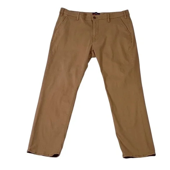 34 Heritage Charisma Chino Tan Khaki Comfort Rise Classic Fit Pants Mens 40x32