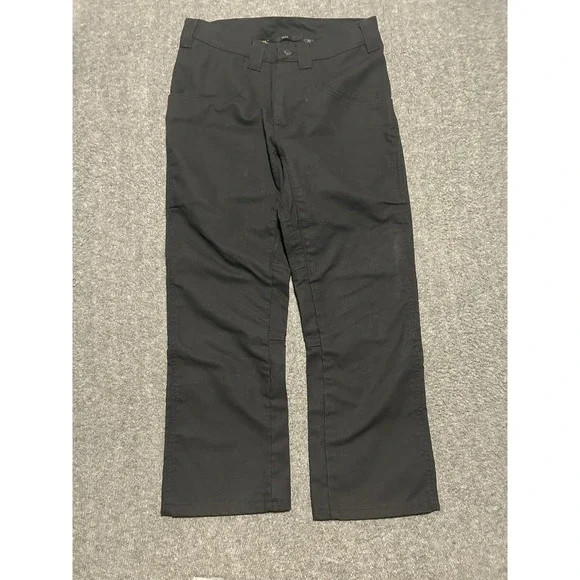 1620 cordura pants workwear black fit 30X26 made in usa cotton blend