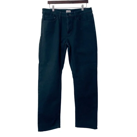 Weatherproof Vintage Mens Regular Fit Pants 34x32 BlackStretch‎ Canvas Workwear