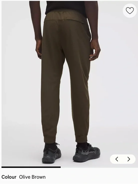 lululemon athletica Olive Brown Men's Jogger Pants